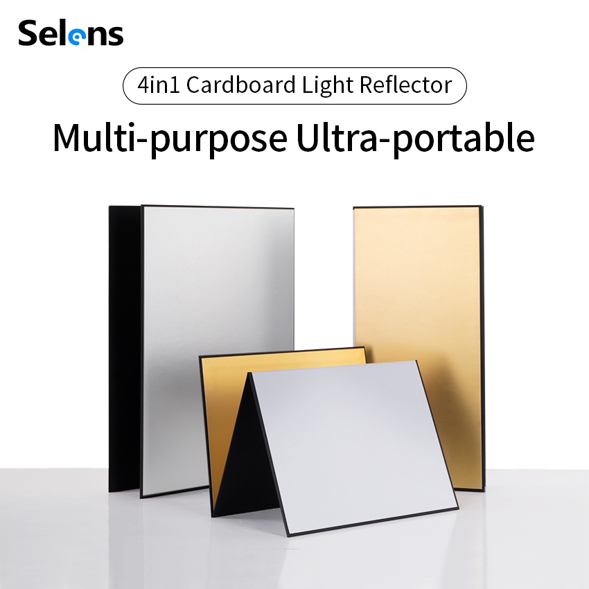 Lighting In Photography Book - Selens Photography Light Reflector A3/A4 Cardboard