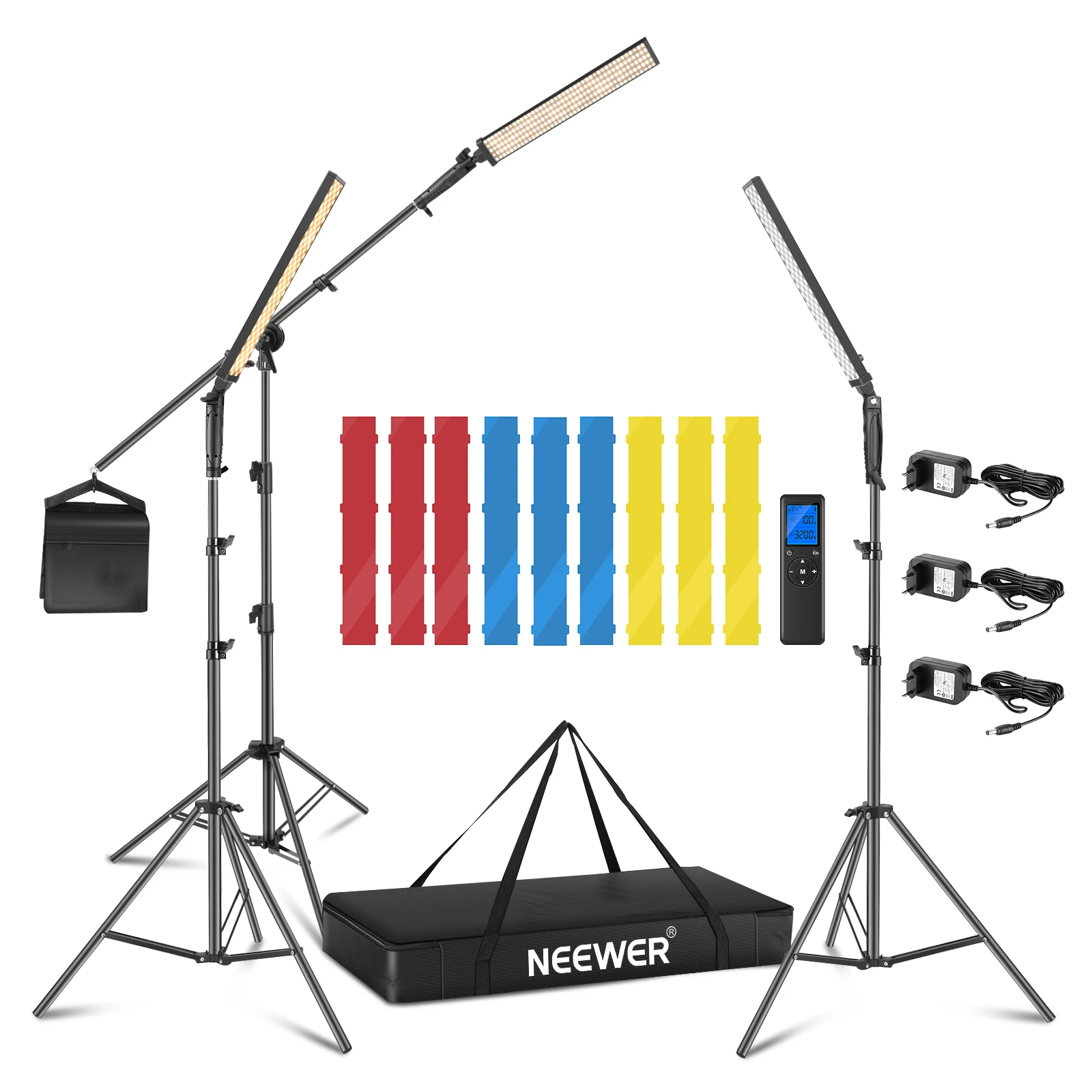 Photography Lighting Kit Neewer - Neewer 3 Packs 2.4 GHz LED