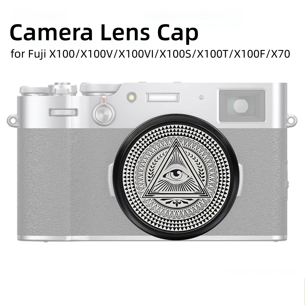Fujifilm Camera X100Vi - Vintage Metal Camera Lens Cap Camera