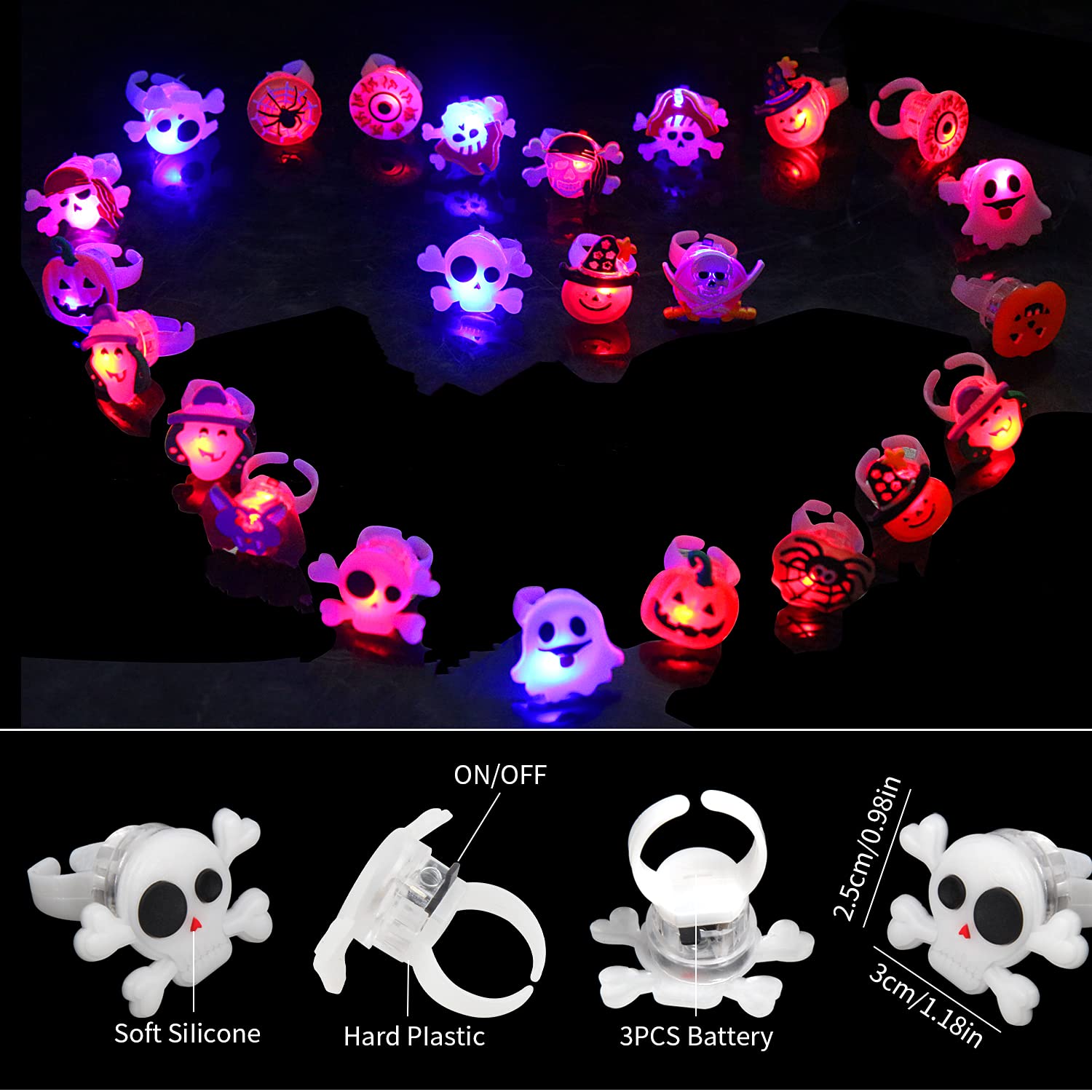Halloween Light Up Rings for K - Led Ring Light 18 review and price