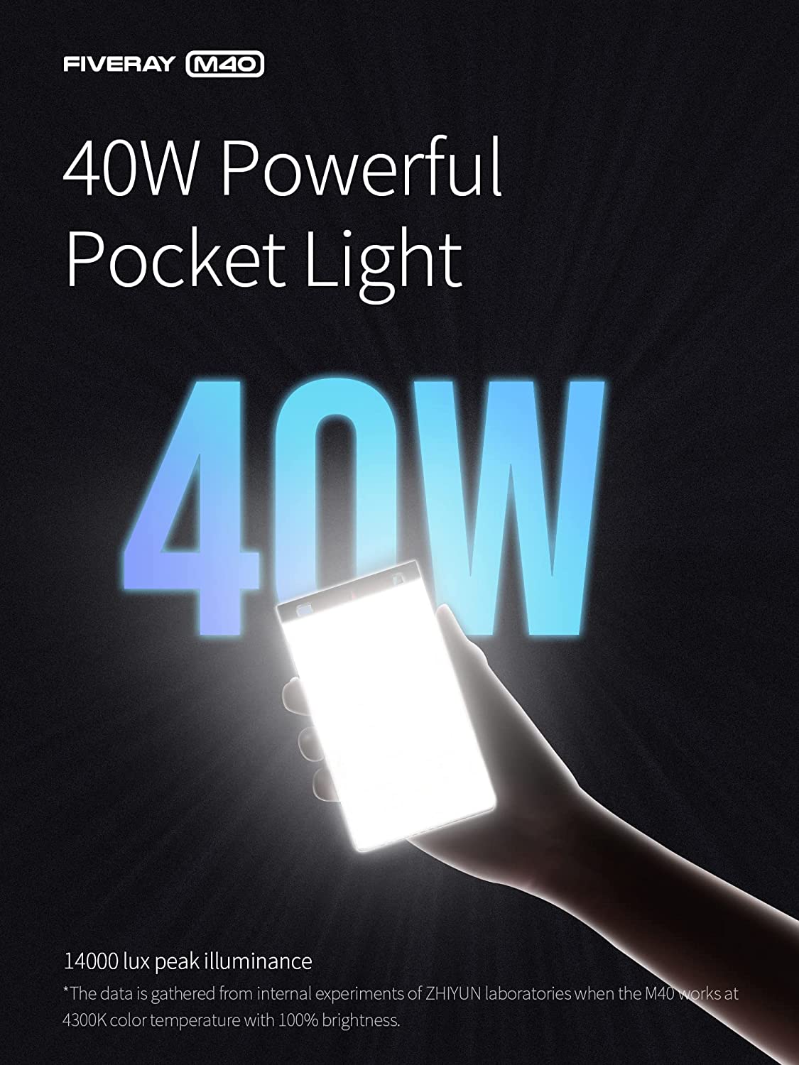 ZHIYUN FIVERAY M40 Bi-Color Po - Photography Lighting Wireless review and price
