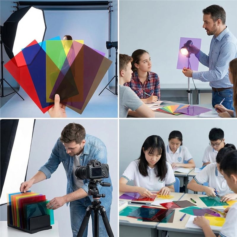 ABDJ-A4 PVC Sheets In 9 Colors - Photography Lighting Diy review and price