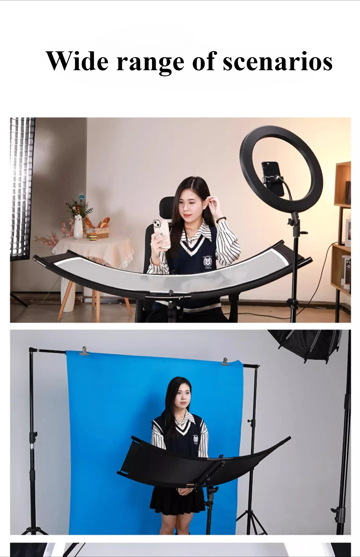4-Color Cloth U-Type Reflector - Photography Lighting Type review and price