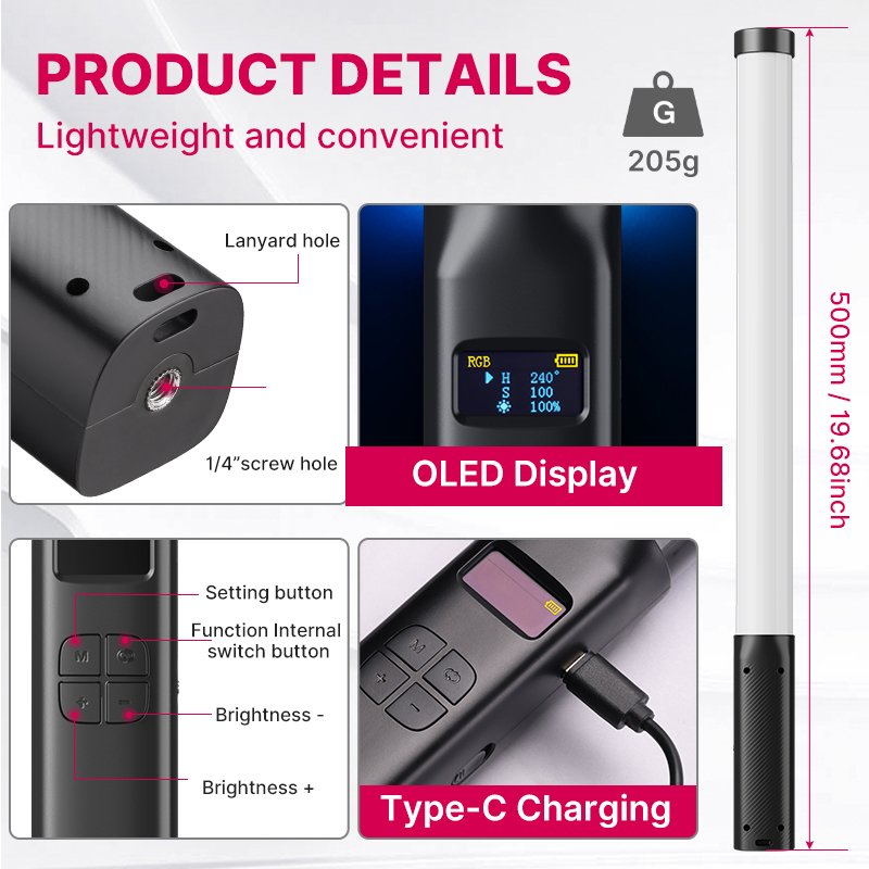 Ulanzi VL119 Handheld RGB Colo - Photography Lighting Wireless review and price