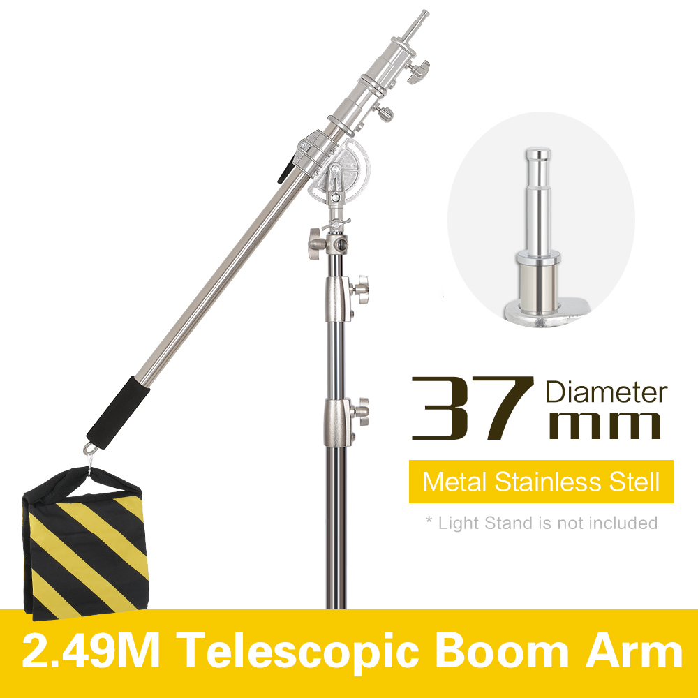 2.49M Length Cross Arm Stainle - Photography Lighting Set review and price