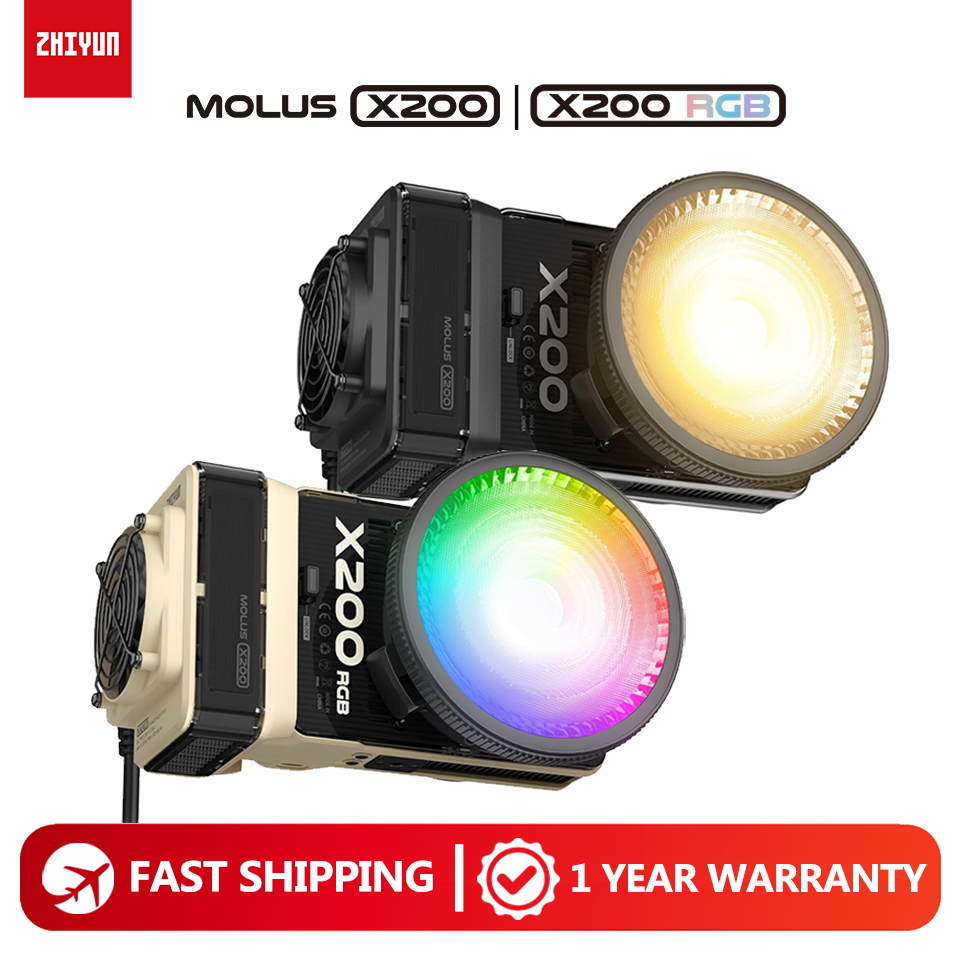 ZHIYUN MOLUS X200 X200RGB 200W - Photography Lighting Wireless review and price