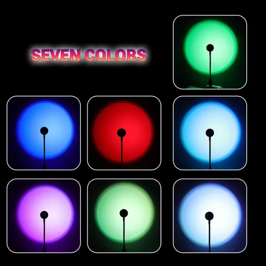 Led 5V Colorful USB Sunset Lam - Photography Lighting Diy review and price