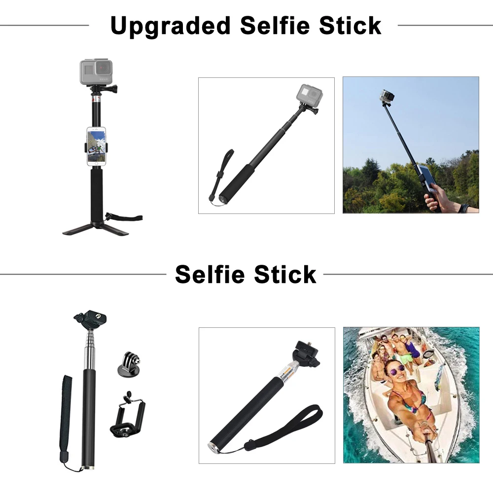 for GoPro Accessories Set for  - Gopro Action Camera Hero 13 Black review and price
