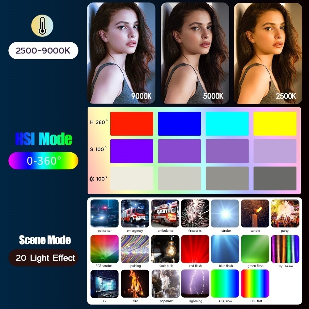 50CM RGB Stick Light Wand Ligh - Photography Lighting Type review and price