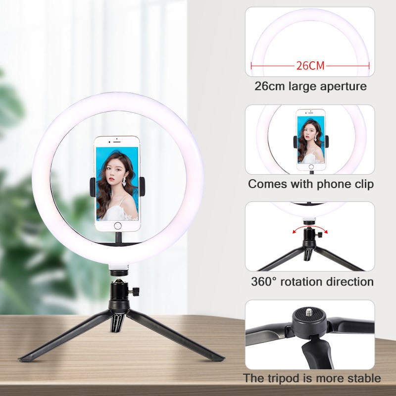 26cm 10 inch Led Ring Selfie L - Photography Lighting Set review and price