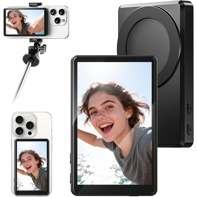 Selfie Monitor Screen Magnetic - Photography Lighting Set review and price
