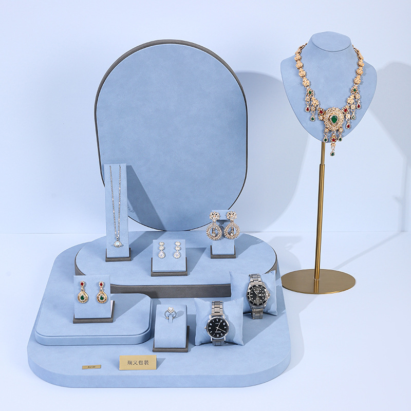 Light Blue Microfiber Jewelry  - Photography Lighting Set review and price