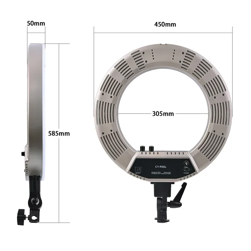 18 Inch 55W 480 LED Adjustable - Led Ring Light 18 review and price