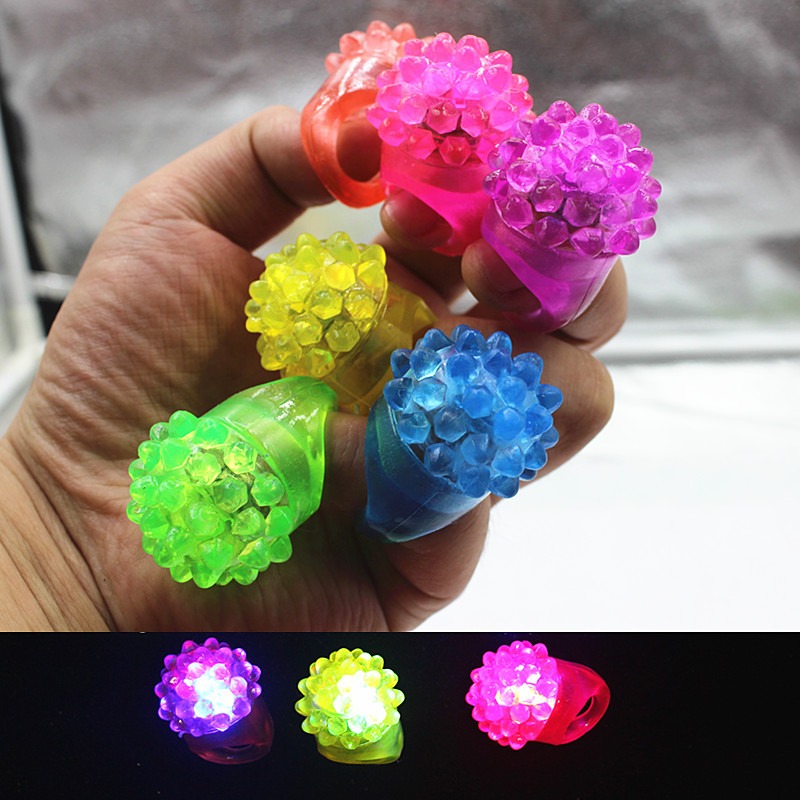 LED Light Up Ring Bumpy Rings  - Led Ring Light 18 review and price