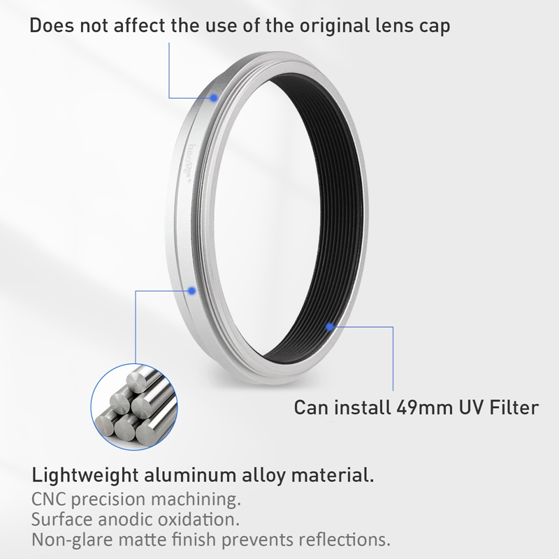 Haoge Lens Filter Adapter Ring - Fujifilm Camera X100Vi review and price
