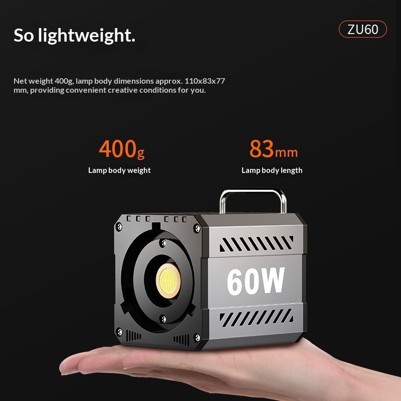 60W Mini COB LED Video Light P - Photography And Videography Lighting review and price