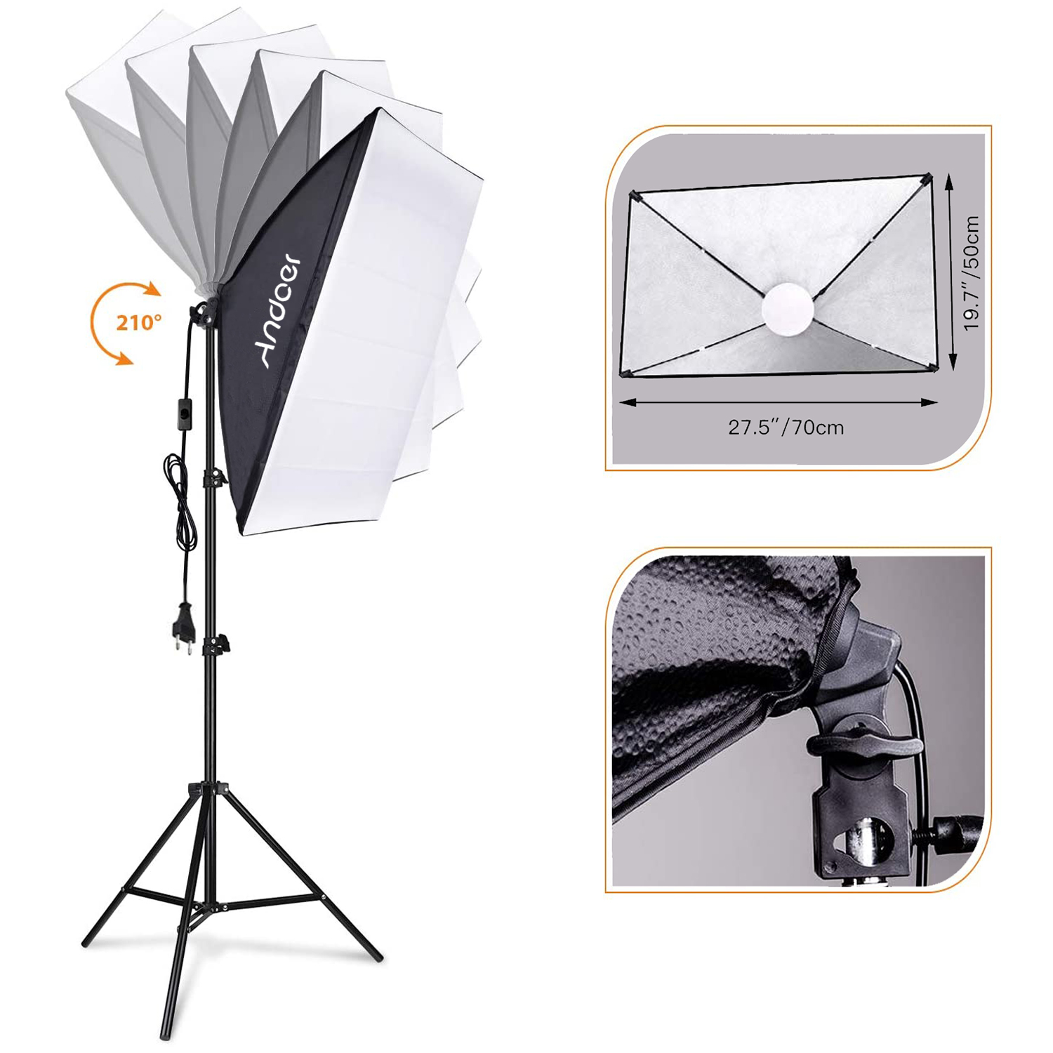 Andoer Softbox Lighting Set St - Photography Lighting Set review and price