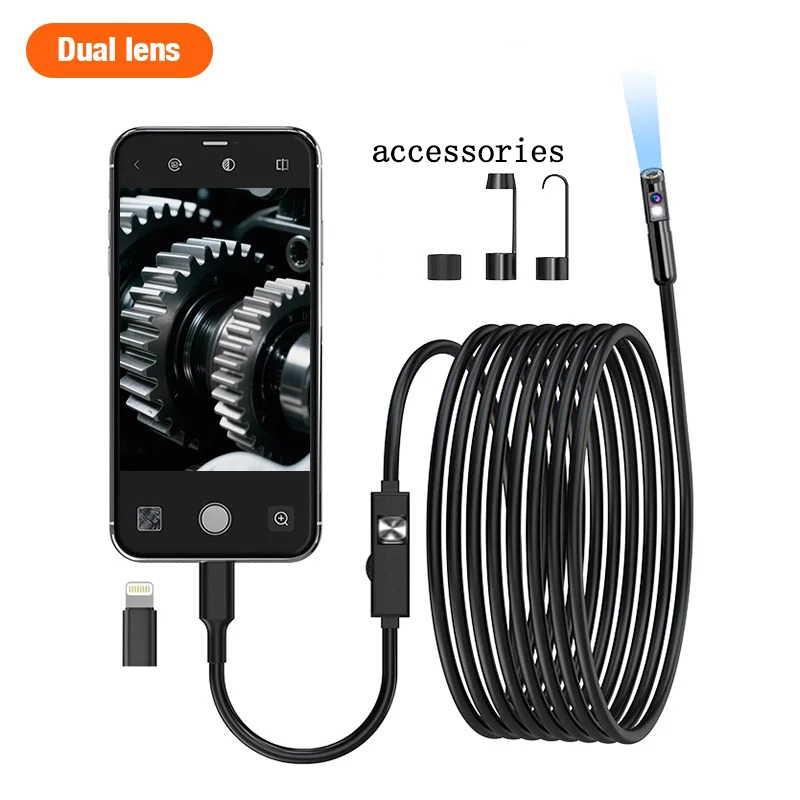 Single/Dual Lens Endoscope Cam - Photography Lighting Products review and price