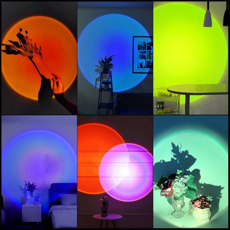 ZK40 LED Sunset Lamp Nightligh - Photography Lighting Diy review and price
