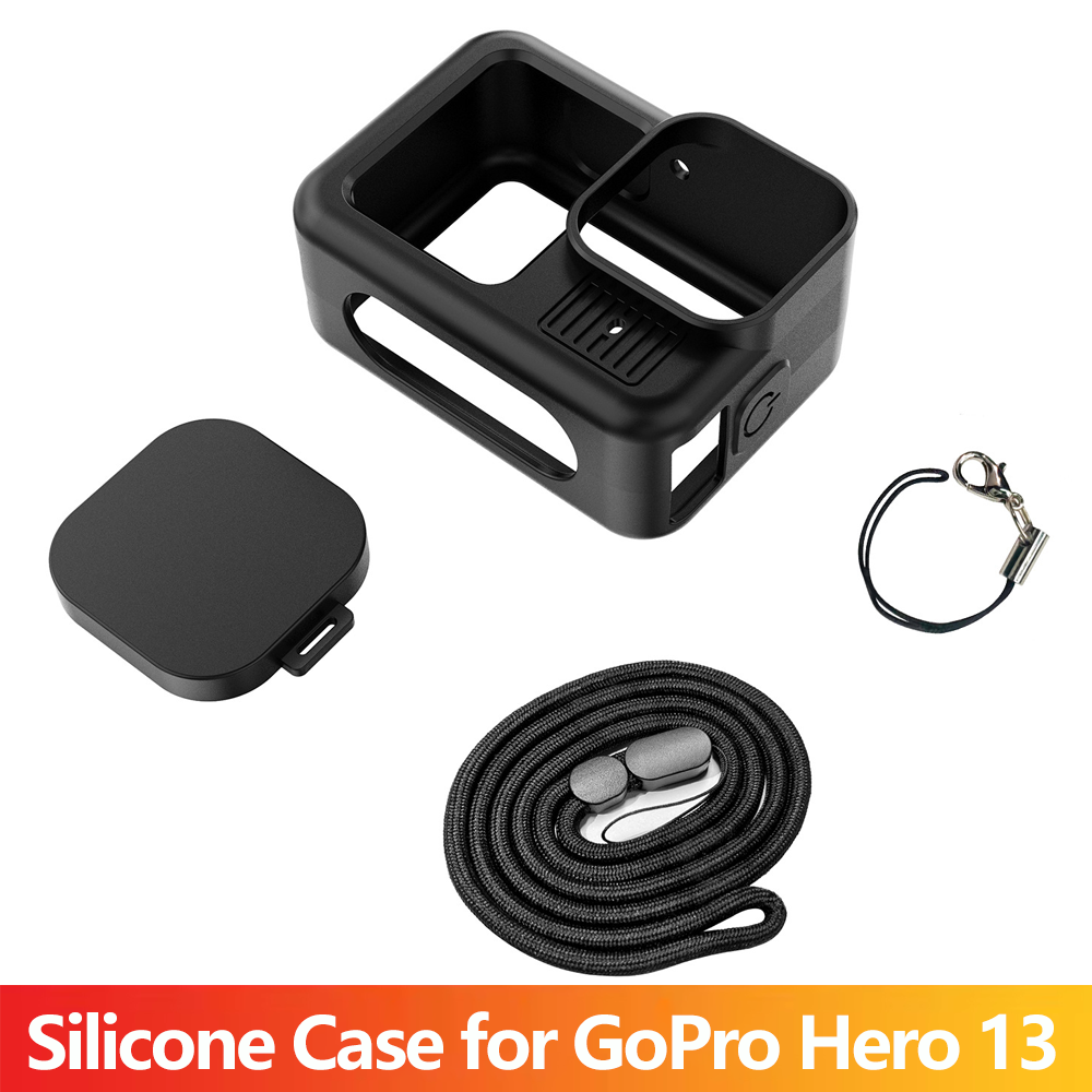 Silicone Protective Case Lens  - Gopro Action Camera Hero 13 Black review and price