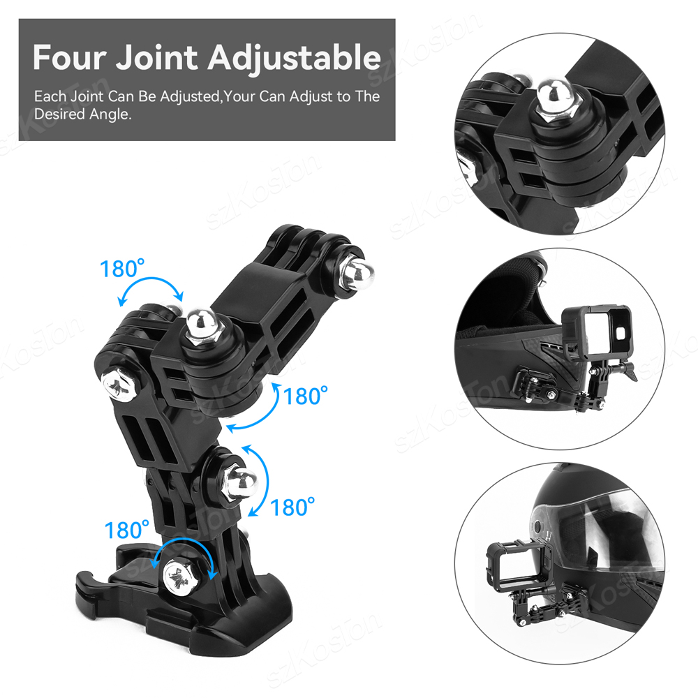 Motorcycle Helmet Chin Mount K - Gopro Action Camera Hero 13 Black review and price