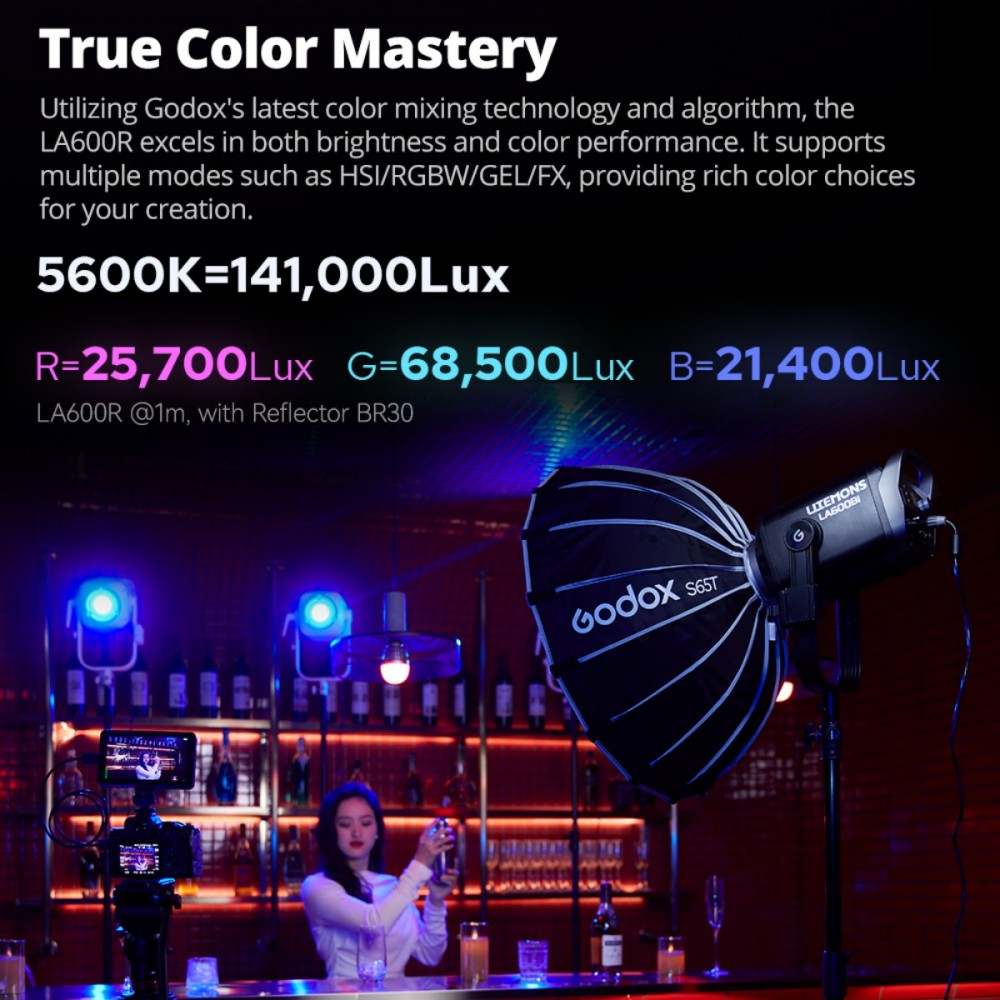 Godox LITEMONS LA600Bi LA600R  - Photography Lighting Wireless review and price