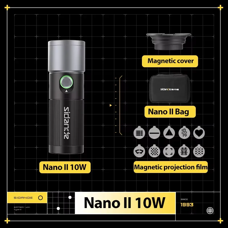 SIDANDE NANOII 10W Videography - Photography And Videography Lighting review and price